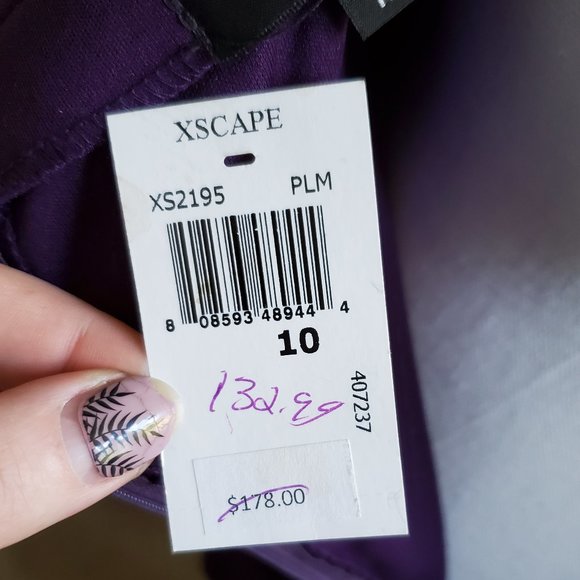 Purple Homecoming / Bridesmaid / Prom Dress - Picture 11 of 13